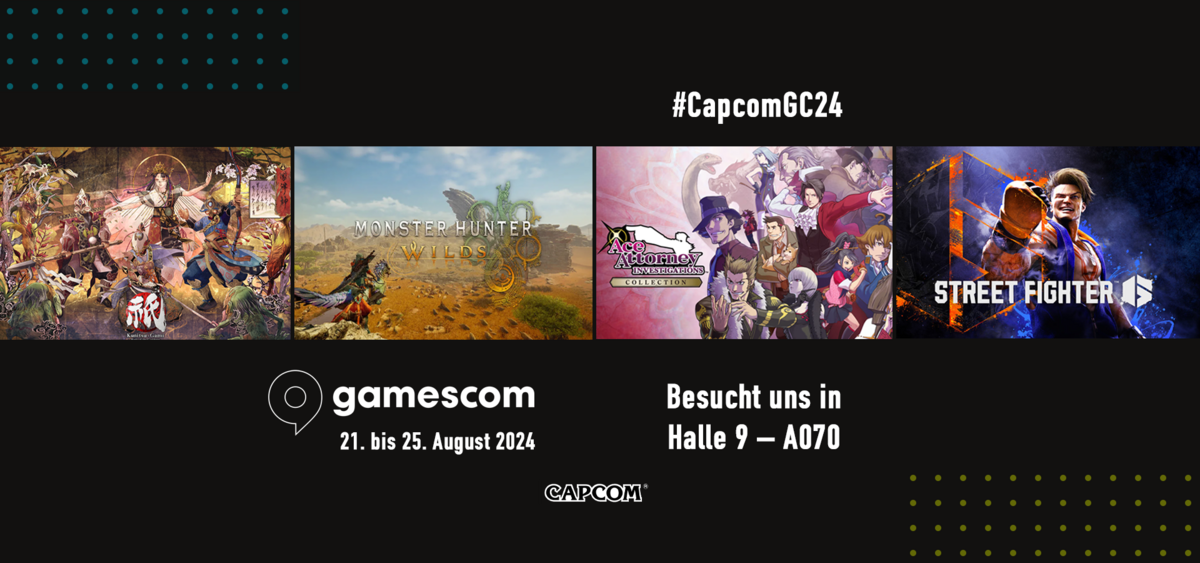 Capcom ist auf der Gamescom 2024! - capcom-germany.de