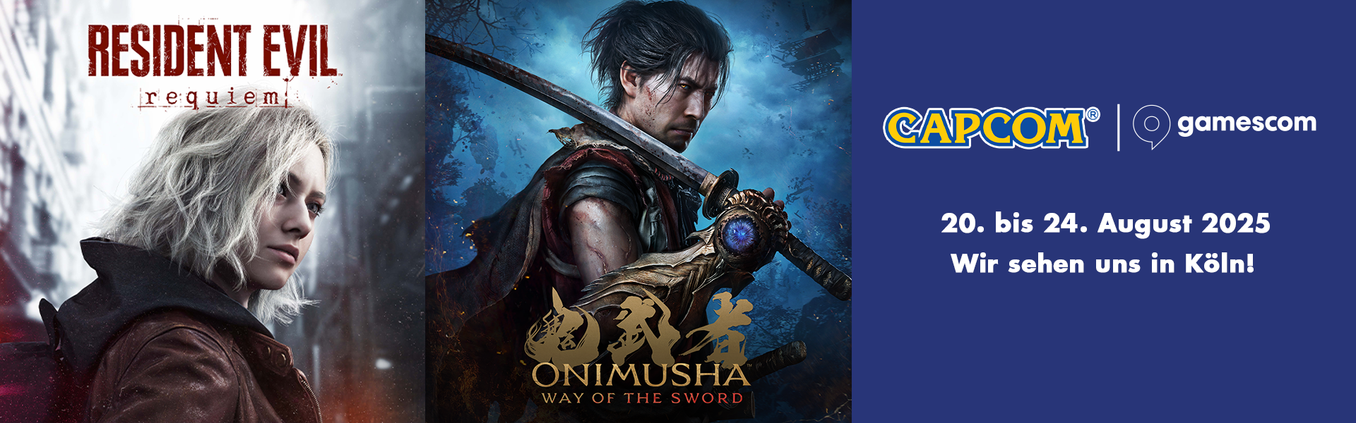 Resident Evil Requiem und Onimusha: Way of the Sword erstmalig anspielbar auf der Gamescom 2025